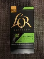 Mängden socker i Elegante Lungo Intensité 6