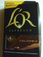 Mängden socker i L'or espresso kenya 10 capsules maison du cafe