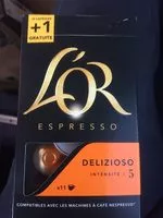 Mängden socker i L'or espres delizioso x10+1 grt