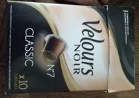 Mängden socker i Café capsules Classic Velours Noir