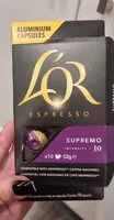 Mängden socker i L'or. Espresso Supremo 10 Capsules 520G