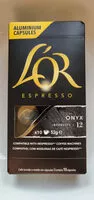 Mängden socker i L'or Espresso Coffee Capsules Onyx 10 Pack