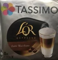 Mängden socker i Tassimo L'or Espresso Latte Macchiato Pods X8