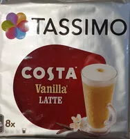 Mängden socker i Costa vanilla latte