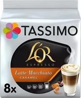 Mängden socker i L'OR Latte Macchiato Caramel Coffee Pods 8 Servings