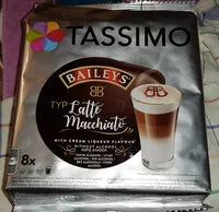 Mängden socker i Tassimo Baileys Latte Macchiato
