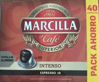 Mängden socker i Cápsula de Marcilla Intenso Espresso 10