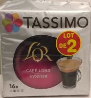 Mängden socker i TASSIMO L’OR CAFE long intense