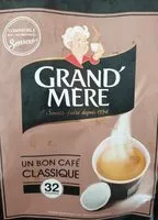 Mängden socker i Café Grand Mère Classique pour Senseo 32x