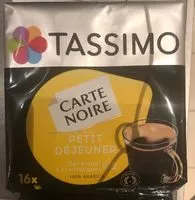 Mängden socker i Carte noire petit dejeuner