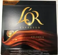 Mängden socker i Origins Collection café Colombia Andes estuche 20 cápsulas