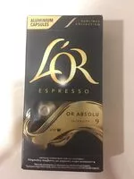 Mängden socker i Sublimes Collection café Or Absolu intensidad 9 estuche 10 cápsulas