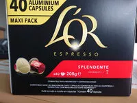 Mängden socker i l'or espresso