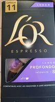 Mängden socker i L'or espresso lungo profondo