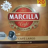 Mängden socker i Café Largo (cápsulas)