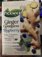 Mängden socker i Ginger goodness blueberry