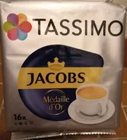 Mängden socker i Tassimo café Jacobs