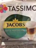 Mängden socker i Tassimo Jacobs Latte Macchiato Weniger Süß