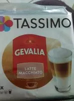 Mängden socker i Tassimo Latte Macchiato 8 Gevali