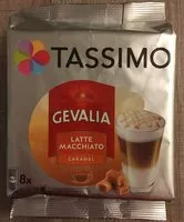 Mängden socker i Tassimo Gevalia Caramel Macchiato