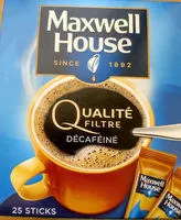 Mängden socker i Qualité filtre décaféiné