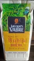 Mängden socker i Jacques Vabre Bahia café moulu 250g