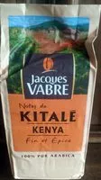 Mängden socker i Notes de Kitalé - Café Moulu - Kenya