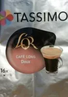 Mängden socker i TASSIMO CAFE LONG DOUX