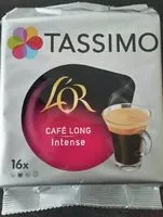 Mängden socker i Café long intense Tassimo