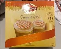 Mängden socker i Caramel latte