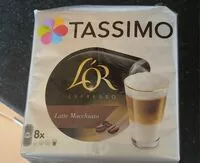 Mängden socker i Tassimo LOR latte