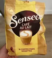 Mängden socker i Café au lait dosette