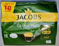 Mängden socker i Jacobs Crema Pads