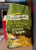 Mängden socker i Sour Cream & Onion Kettle Chips