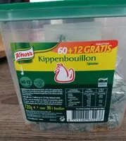Mängden socker i Knor cube bouillon de volaille