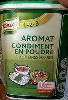 Mängden socker i Aromat condiment en poudre
