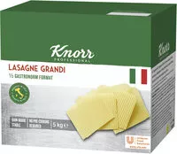 Mängden socker i Knorr Lasagne Grandi 5kg