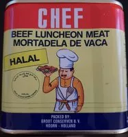 Mängden socker i Beef luncheon meat