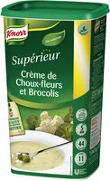 Mängden socker i Knorr Supérieur Crème de choux-fleurs brocolis 1,19kg 44 portions
