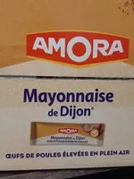 Mängden socker i Amora Mayonnaise De Dijon Boîte Présentoir 200 dosettes