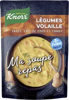 Mängden socker i Knorr Ma Soupe Repas Soupe Volaille Curry 37cl