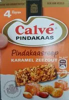 Mängden socker i Pindakaasreep karamel zeezout