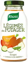 Mängden socker i Knorr Soupe Liquide Légumes du Potager 45cl