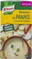 Mängden socker i Knorr Riche en Légumes Soupe Liquide Douceur de Panais à La Crème Fraîche Brique 1L