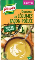 Mängden socker i KNORR Soupe Liquide Douceur de Légumes Façon Poêlée 1L