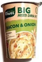 Mängden socker i Big Potato Snack Pot - Bacon & Onion