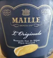 Mängden socker i Maille Moutarde de Dijon L'Orignal Seau 1kg