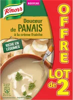 Mängden socker i Knorr Riche en Légumes Soupe Liquide Douceur de Panais Brique Lot 2X1L