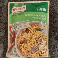 Mängden socker i Veggie Gebratene Nudeln mit Gemüse