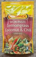 Mängden socker i Wok paste lemongrass coconut et chili